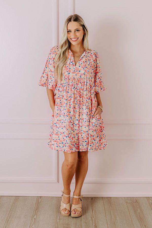 Tea Garden Babydoll Dress in Pink sold by Impressions product image thumbnail 2