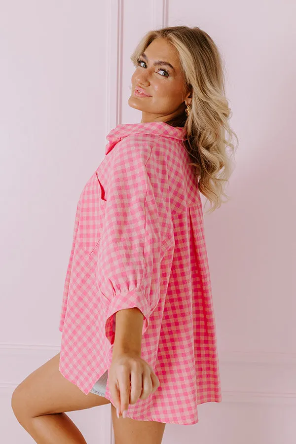 Vacay Ways Oversized Button Up sold by Impressions product image thumbnail 4