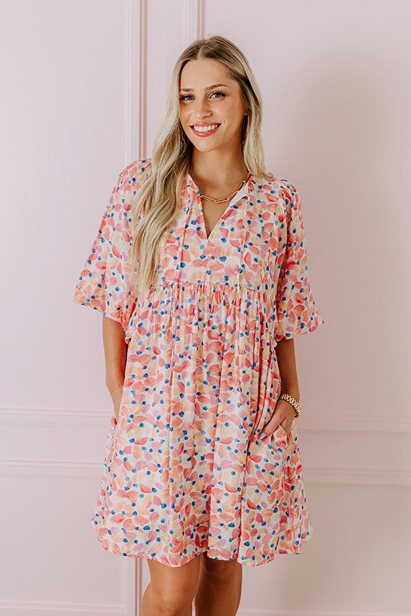 Tea Garden Babydoll Dress in Pink sold by Impressions product image thumbnail 3
