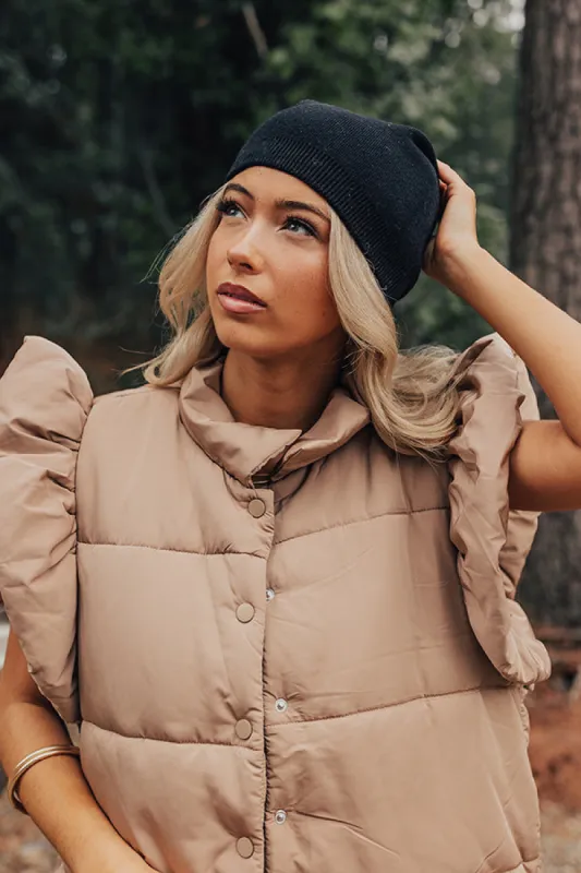 Playlist On Repeat Beanie In Black sold by Impressions