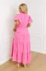 Simply Sweet Maxi Dress in Pink Curves sold by Impressions