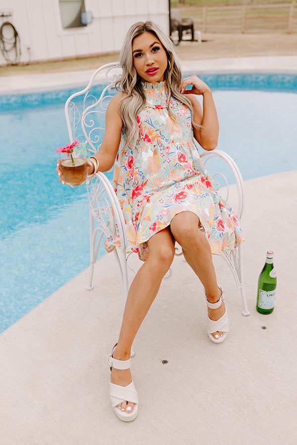 Fairytale Friendly Shift Dress In Mint sold by Impressions