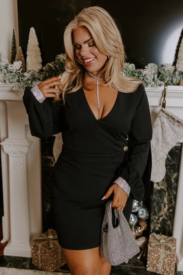 Material Girl Mini Dress in Black Curves sold by Impressions product image thumbnail 3