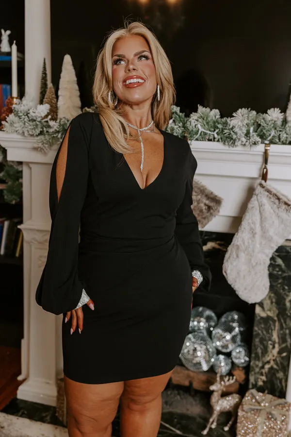 Material Girl Mini Dress in Black Curves sold by Impressions product image thumbnail 5