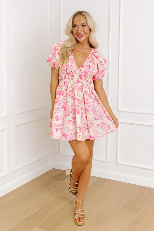 Loving Glance Floral Mini Dress sold by Impressions