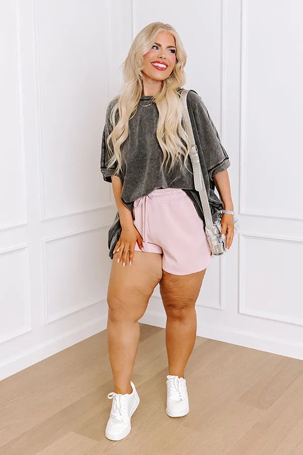 Effortless Vibes Mineral Wash Oversized Tee in Vintage Black Curves sold by Impressions product image thumbnail 5