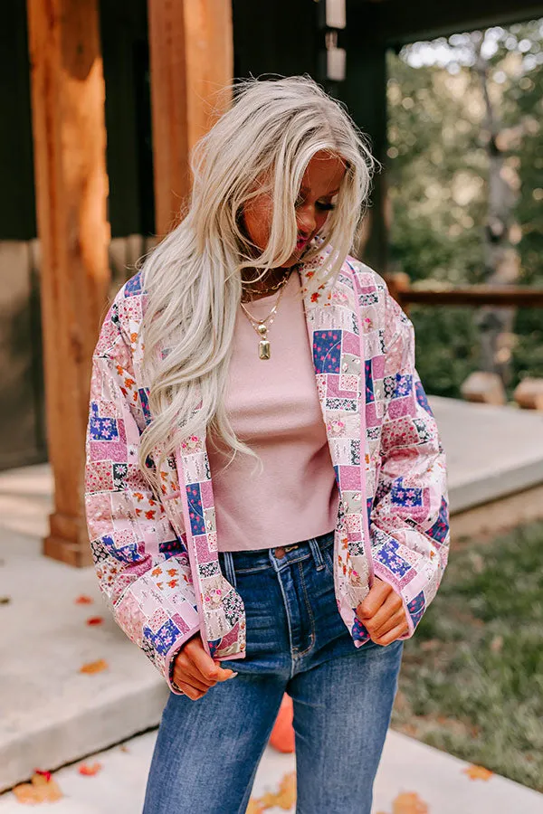 Pumpkin Patch Please Floral Jacket in Blush sold by Impressions product image thumbnail 3