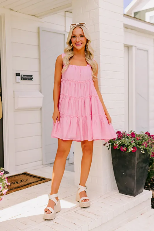 So Charmed Shift Dress in Pink sold by Impressions
