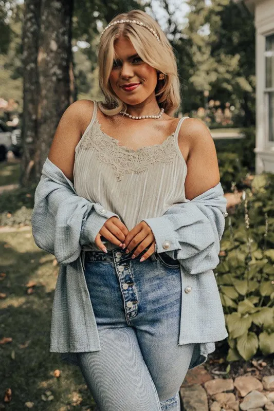 Finding Romance Velvet Tank In Champagne Curves sold by Impressions