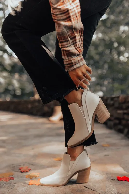 The Tuck Faux Leather Bootie sold by Impressions