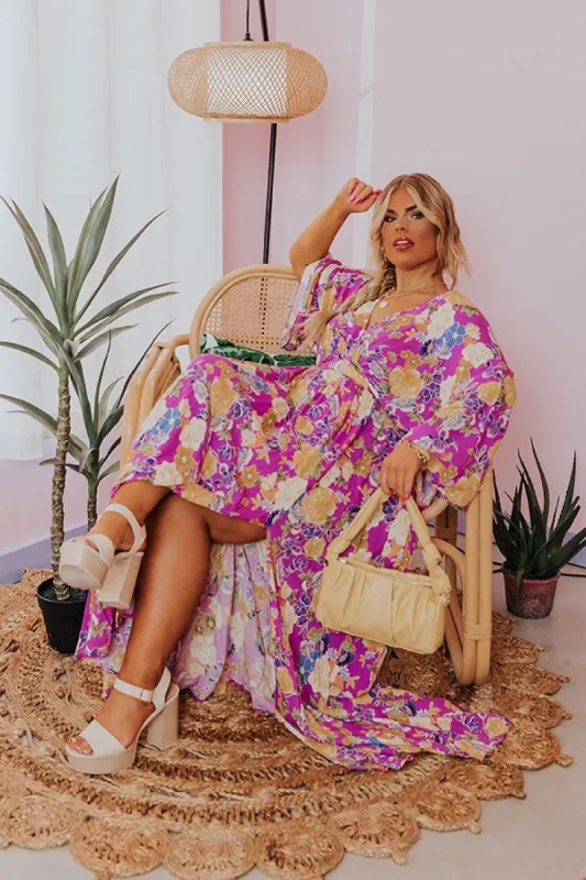 Stay Beautiful Floral Maxi Curves sold by Impressions