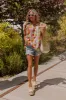 Floral Galore Shift Top In Violet sold by Impressions