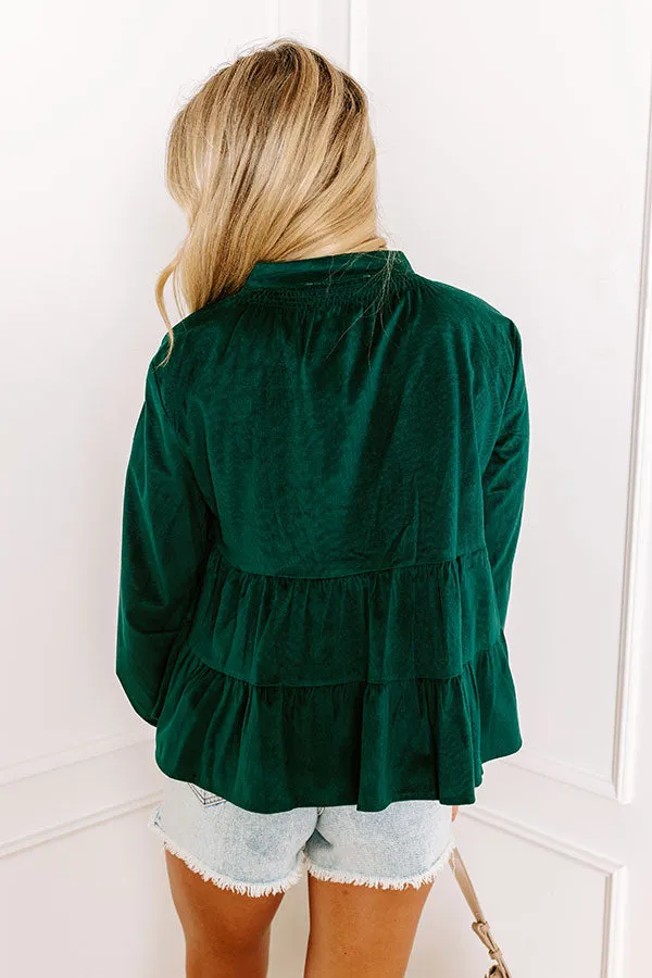 Sonoma Sways Shift Top in Hunter Green sold by Impressions product image thumbnail 3