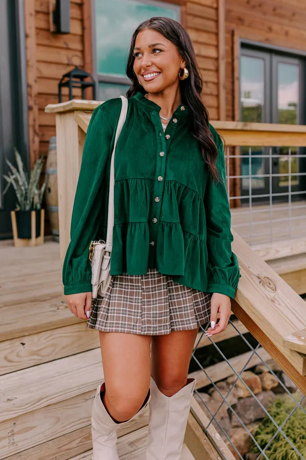 Sonoma Sways Shift Top in Hunter Green sold by Impressions product image thumbnail 4