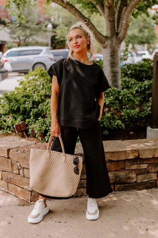 Lattes First Shift Top in Black sold by Impressions