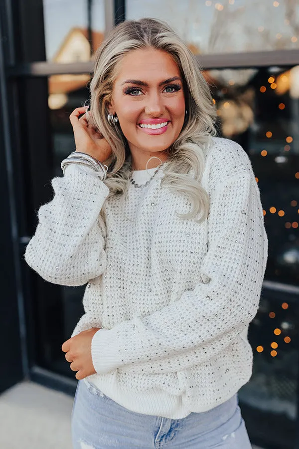 Keeping Cozy Embellished Knit Sweater sold by Impressions product image thumbnail 3