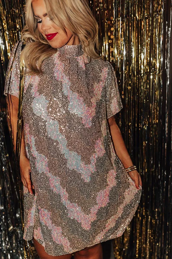 Celebration State Of Mind Sequin Mini Dress Curves sold by Impressions product image thumbnail 3