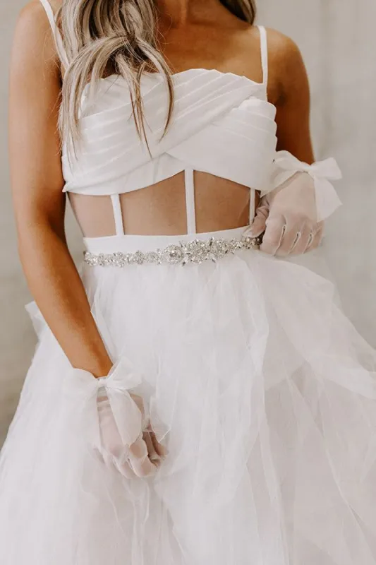 Sweet Romance Embellished Ribbon Belt/Headband sold by Impressions