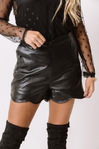 The Bailor Faux Leather Shorts sold by Impressions