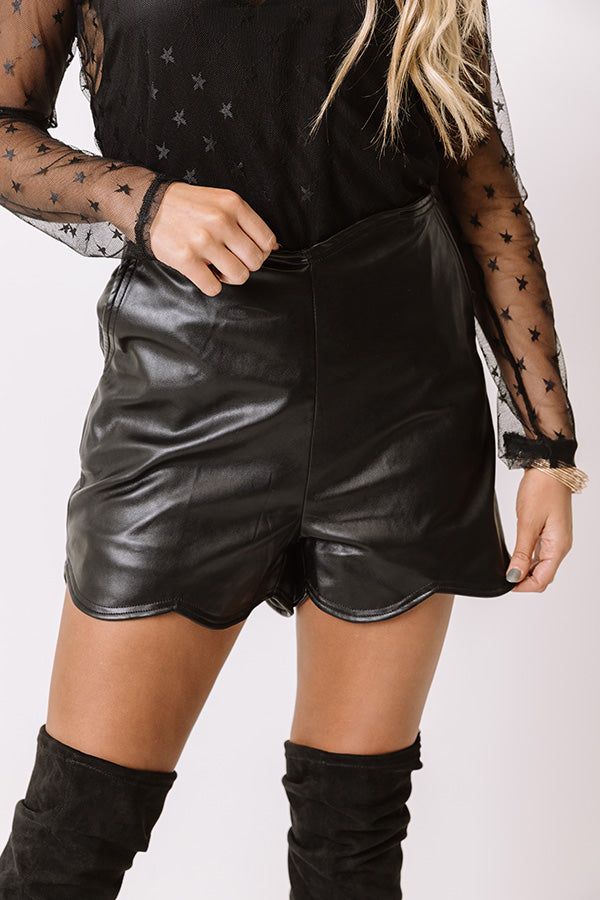 The Bailor Faux Leather Shorts sold by Impressions product image thumbnail 2