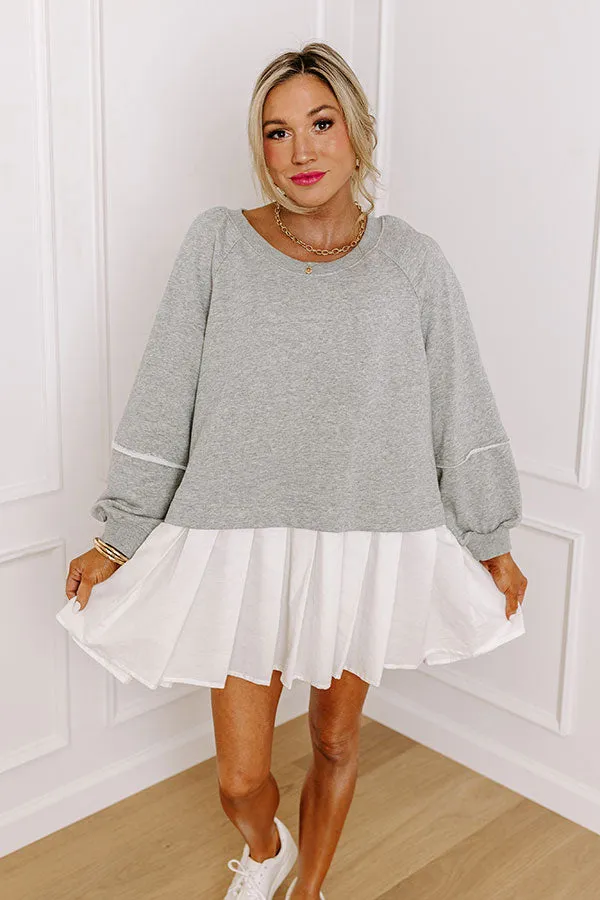 Cool Breeze Mini Dress in Grey sold by Impressions product image thumbnail 2