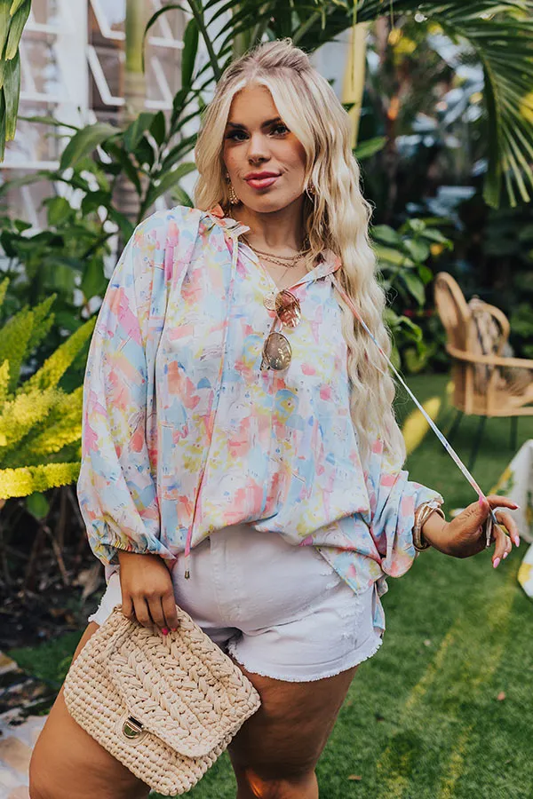 Cityscape Splendor Shift Top in Pink Curves sold by Impressions product image thumbnail 5