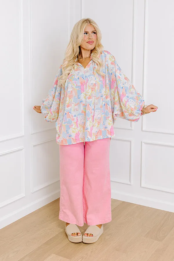 Cityscape Splendor Shift Top in Pink Curves sold by Impressions product image thumbnail 2