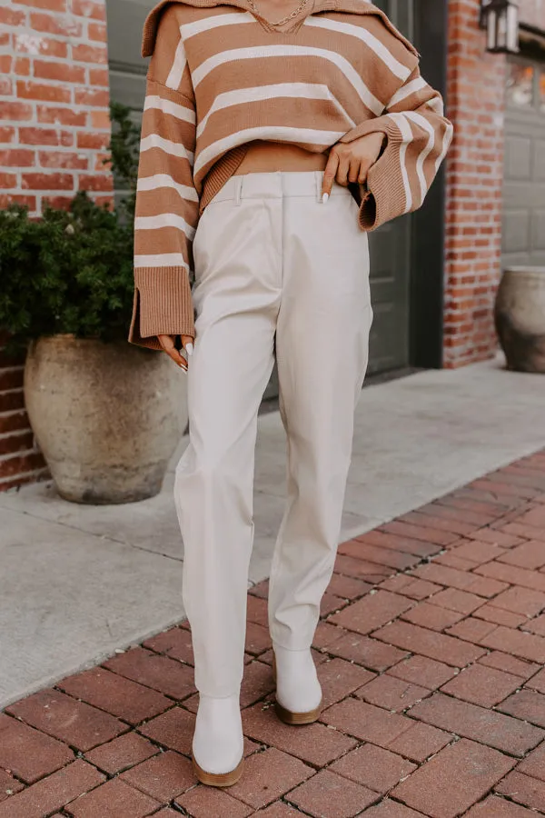 The Catalina High Waist Faux Leather Pants in Sone sold by Impressions product image thumbnail 2