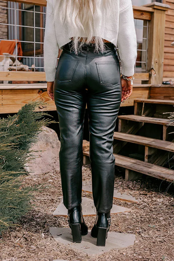 The Glee High Waist Faux Leather Pants sold by Impressions product image thumbnail 4