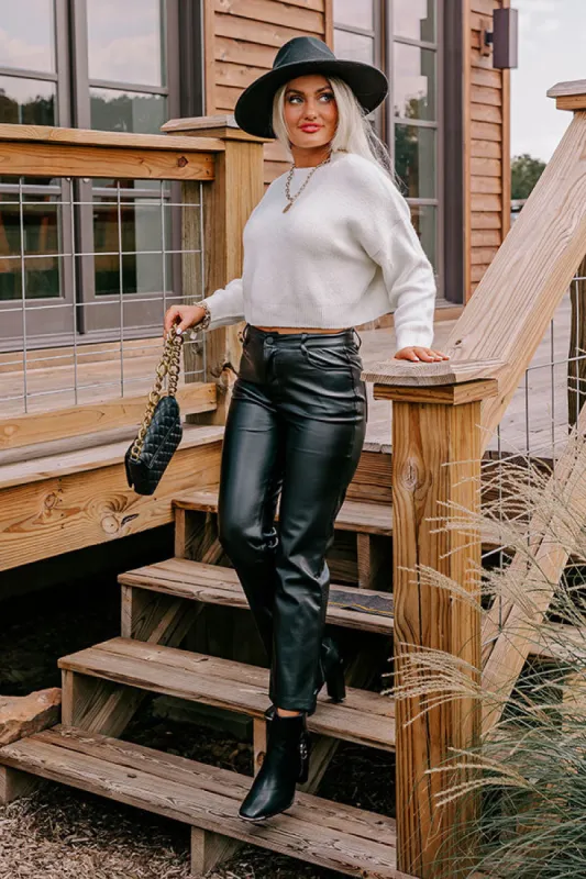 The Glee High Waist Faux Leather Pants sold by Impressions