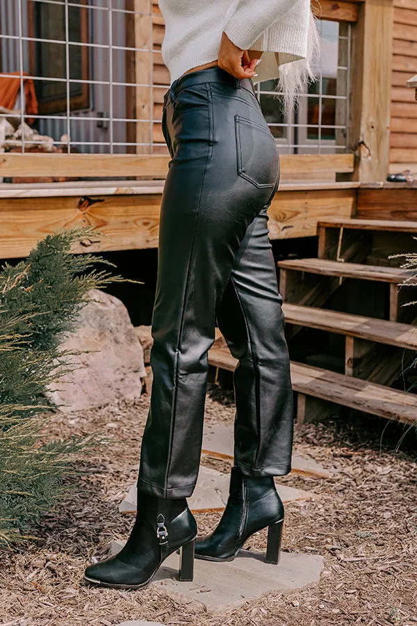 The Glee High Waist Faux Leather Pants sold by Impressions product image thumbnail 3