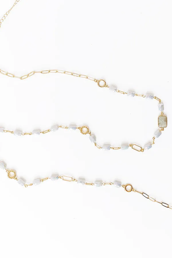 All The Glam Necklace in Grey sold by Impressions product image thumbnail 3