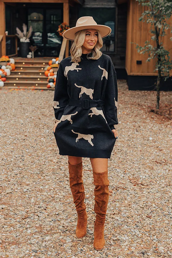 Fiercely In Love Sweater Dress In Black sold by Impressions product image thumbnail 2