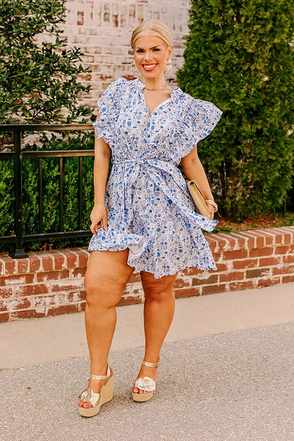 Versailles Garden Ruffle Mini Dress Curves sold by Impressions product image thumbnail 2