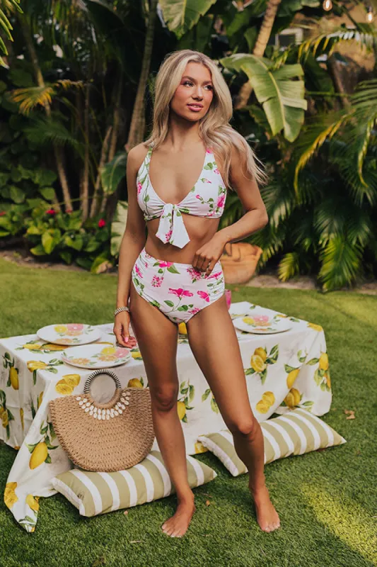 Flirty Forecast High Waist Bikini Bottom sold by Impressions