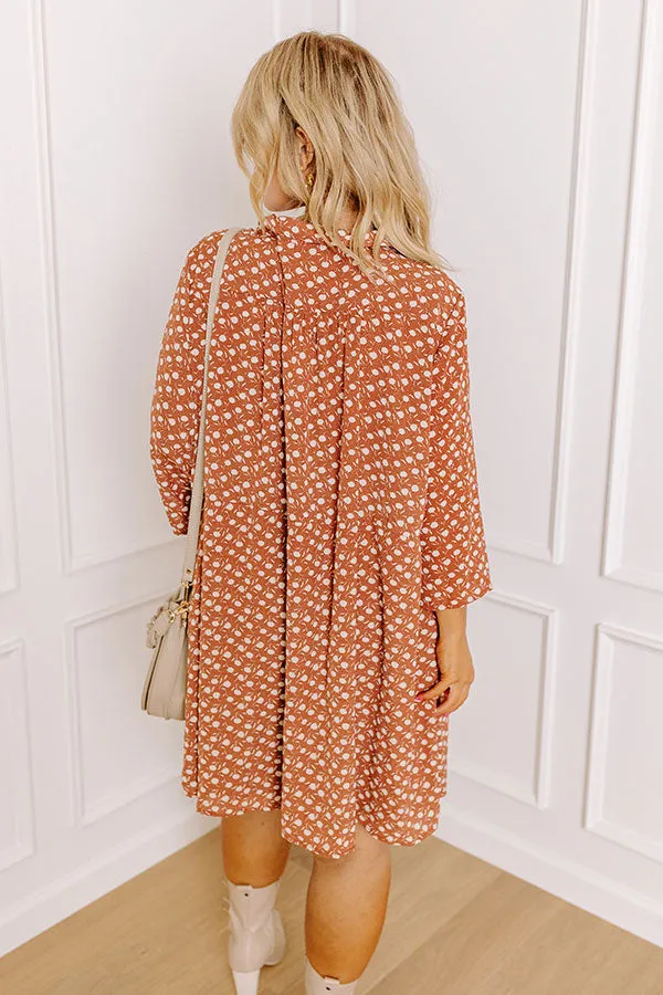 Cherry Mood Tunic Dress In Camel Curves sold by Impressions product image thumbnail 3