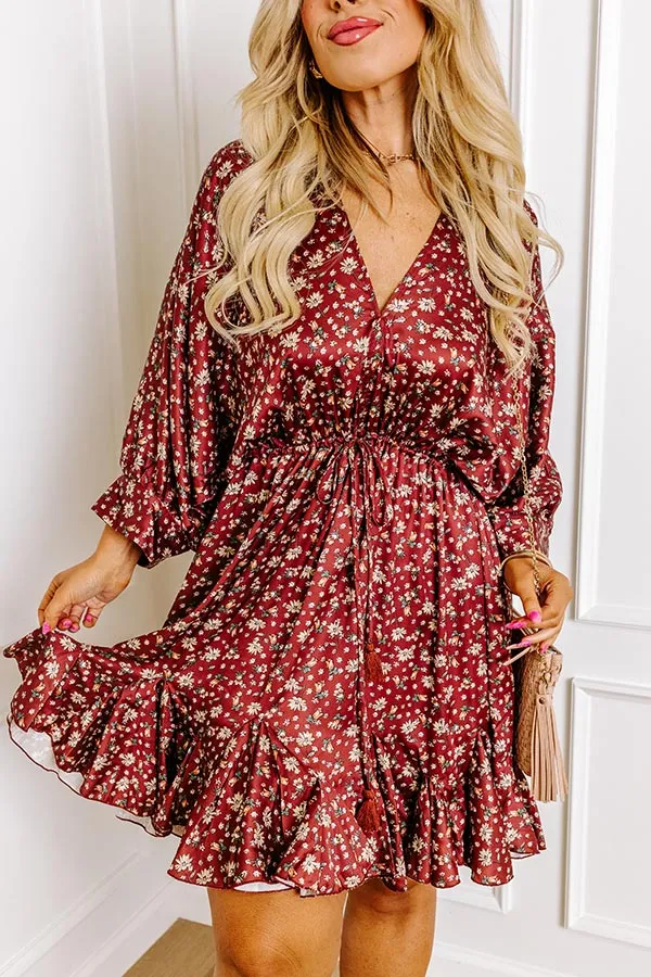 Simply Carried Away Floral Mini Dress Curves sold by Impressions product image thumbnail 2