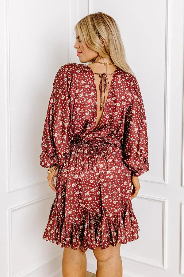 Simply Carried Away Floral Mini Dress Curves sold by Impressions product image thumbnail 4