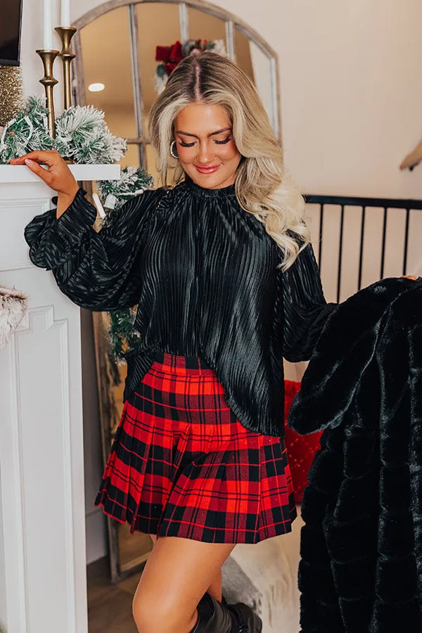 Found Your Love Pleated Top In Black sold by Impressions product image thumbnail 3