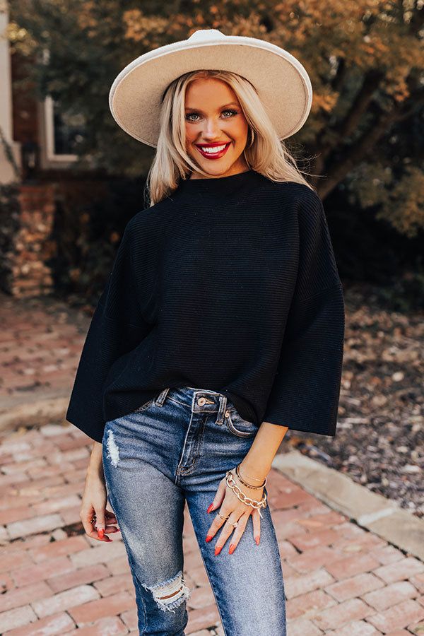 Winter Ridge Sweater In Black sold by Impressions product image thumbnail 3