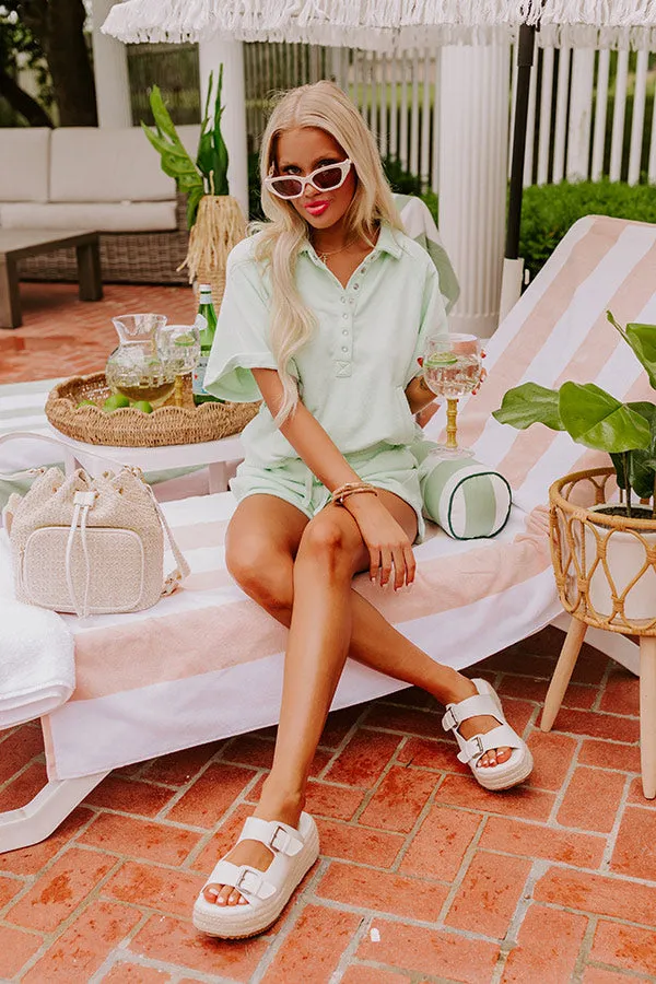 Casual Ease Sweatshirt in Mint sold by Impressions product image thumbnail 4