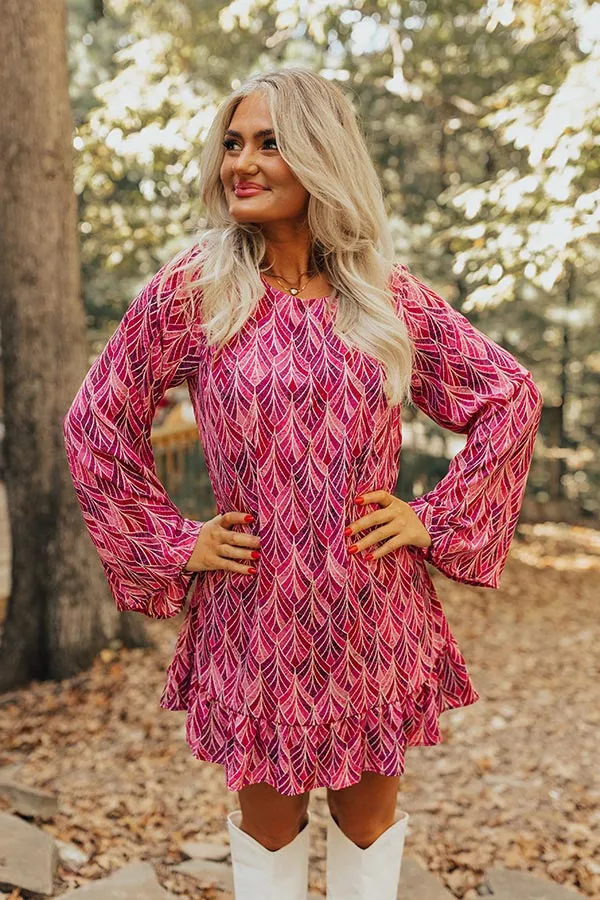 Misty Starlight Shift Dress In Violet sold by Impressions product image thumbnail 5