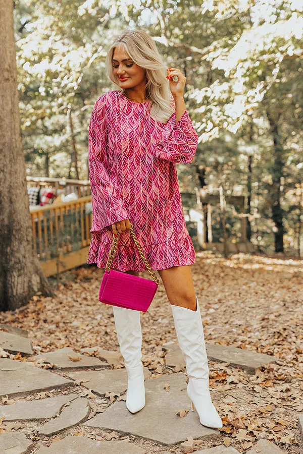 Misty Starlight Shift Dress In Violet sold by Impressions product image thumbnail 4