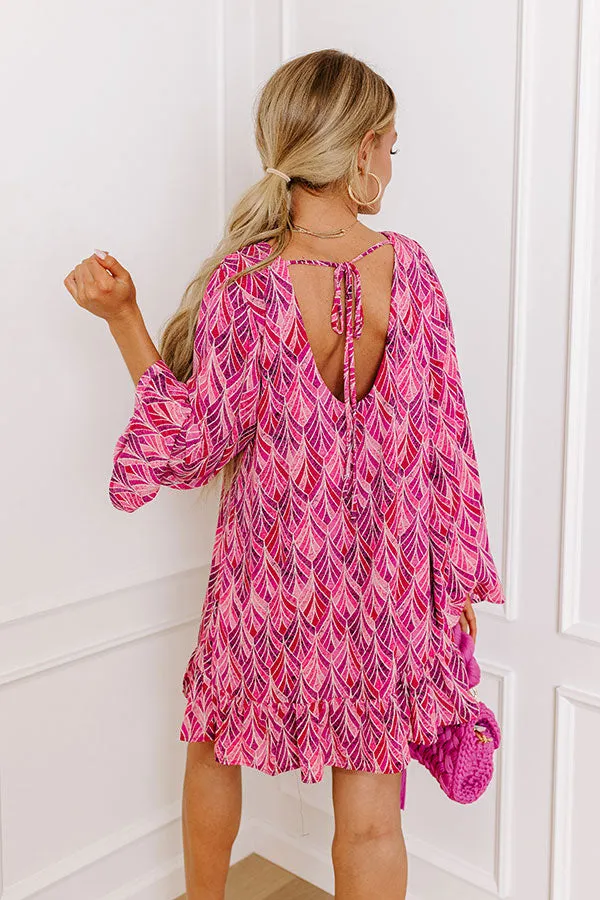 Misty Starlight Shift Dress In Violet sold by Impressions product image thumbnail 3