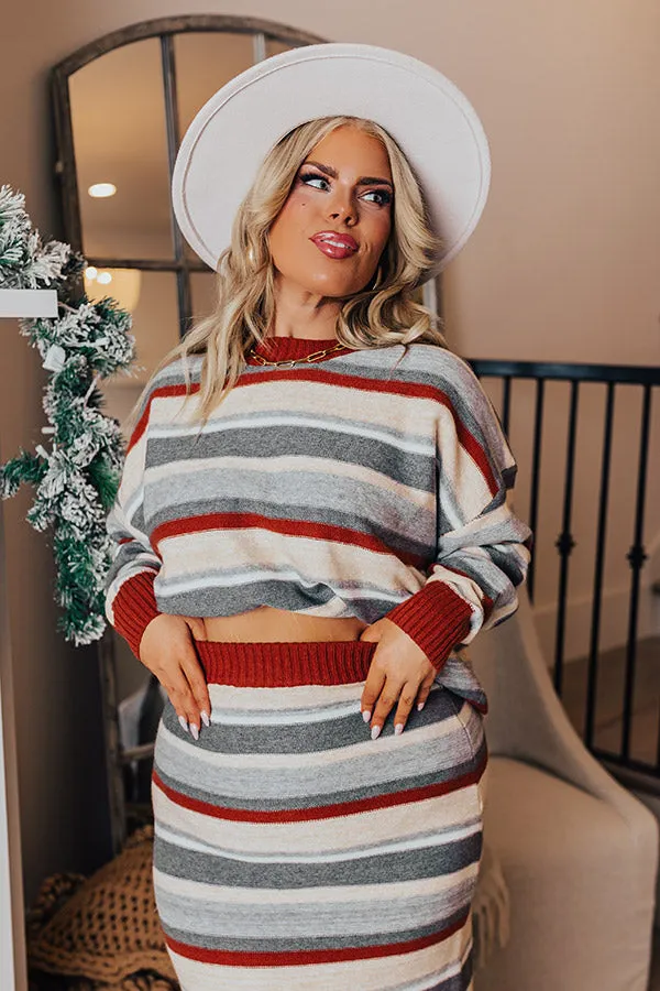 Mulled Wine Stripe Sweater Curves sold by Impressions product image thumbnail 3