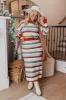 Mulled Wine Stripe Sweater Curves sold by Impressions