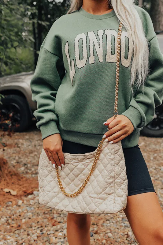 The Maris Quilted Purse In Beige sold by Impressions