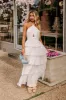 Beloved Bliss Tiered Maxi Dress in Ivory sold by Impressions