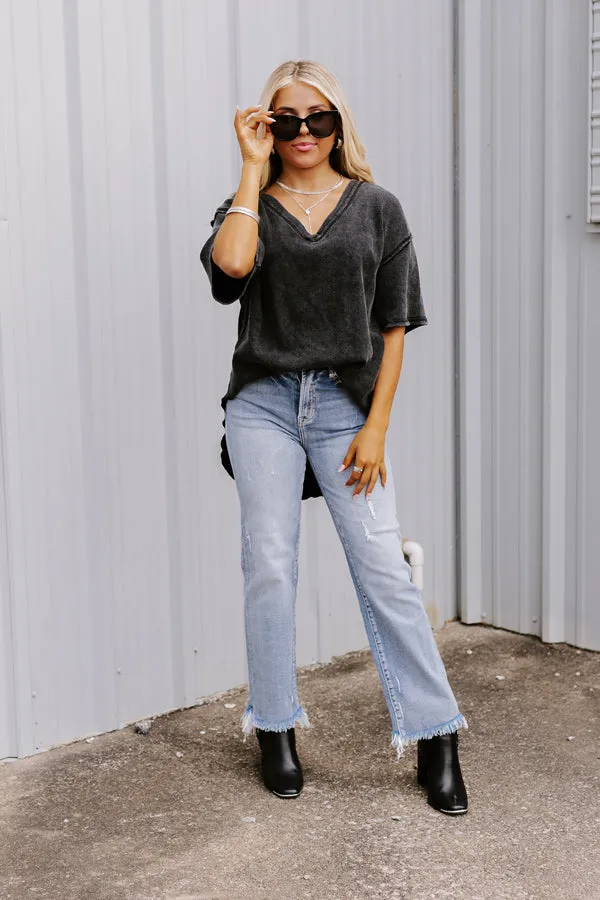 Modern Marvel Mineral Wash Knit Top sold by Impressions product image thumbnail 4