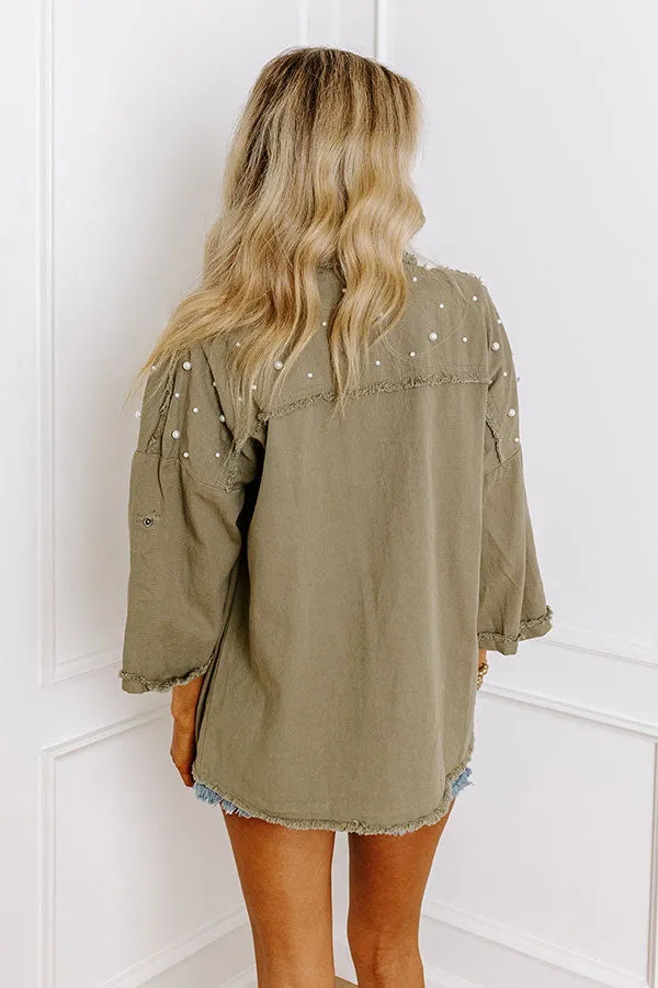 Meant To Appeal Embellished Button Up sold by Impressions product image thumbnail 4